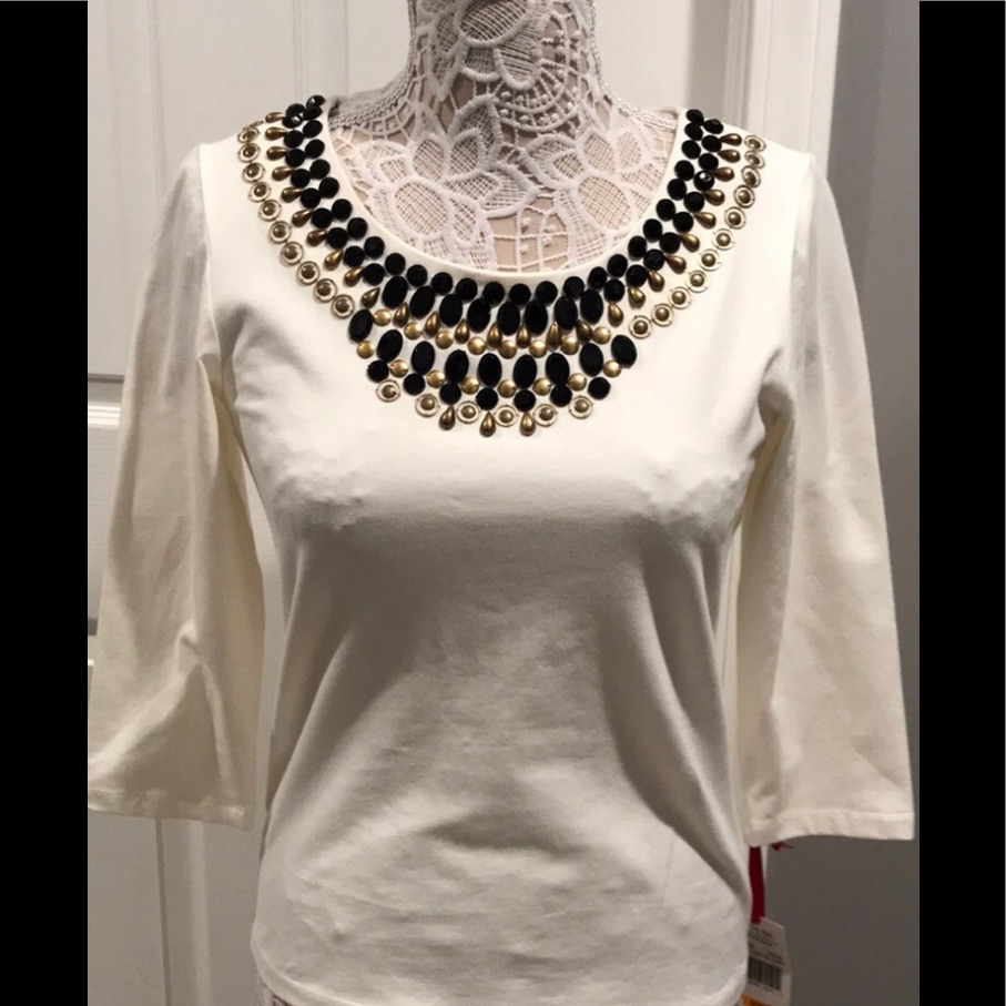 Brand New Ruby Rd Black Magic Womens Blouse